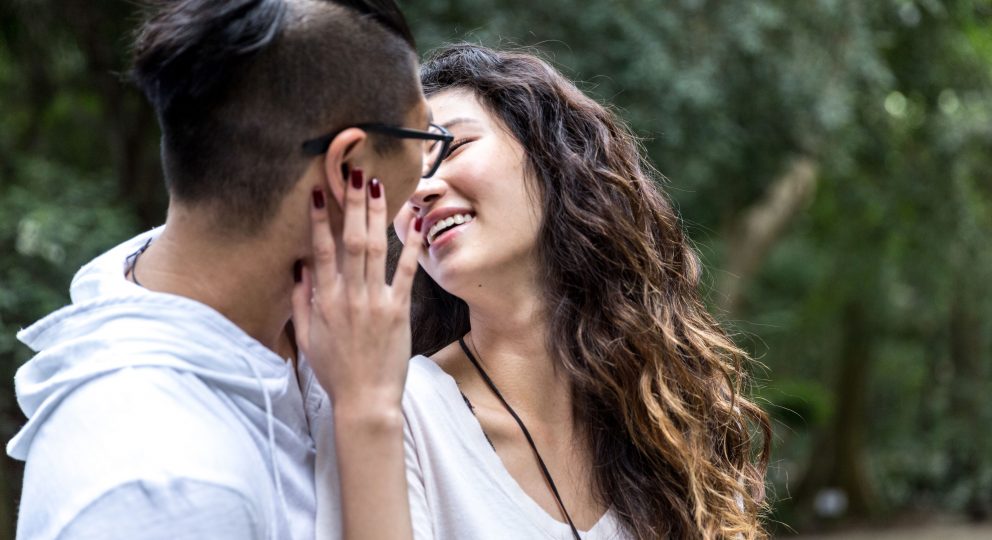 Couple Kissing