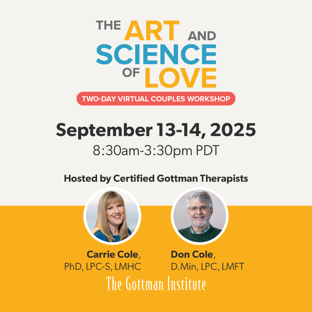 Art & Science of Love Virtual Live Event banner September 2025