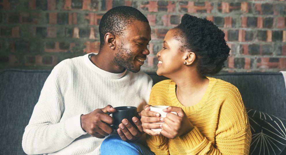 Couple Drinking coffee