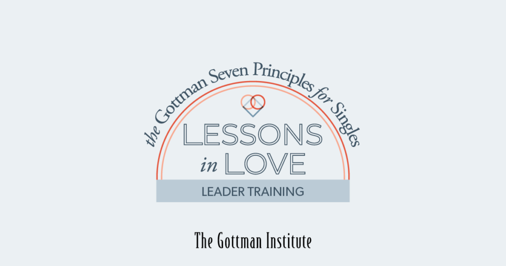 Host singles workshops in your community by becoming a Lessons in Love Leader!