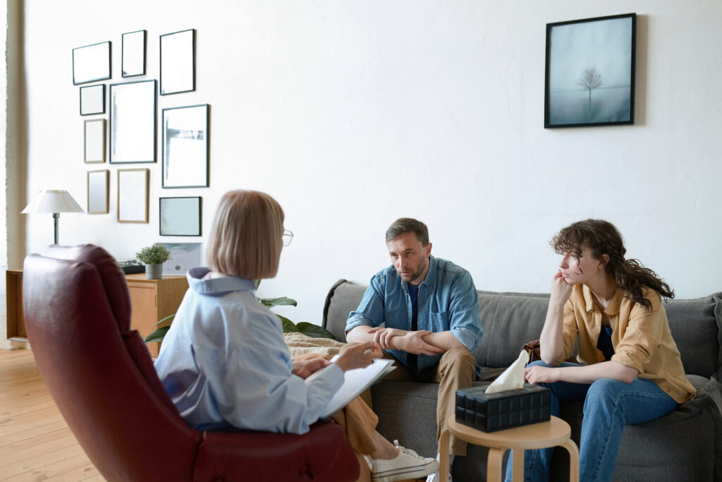 Couple in therapy