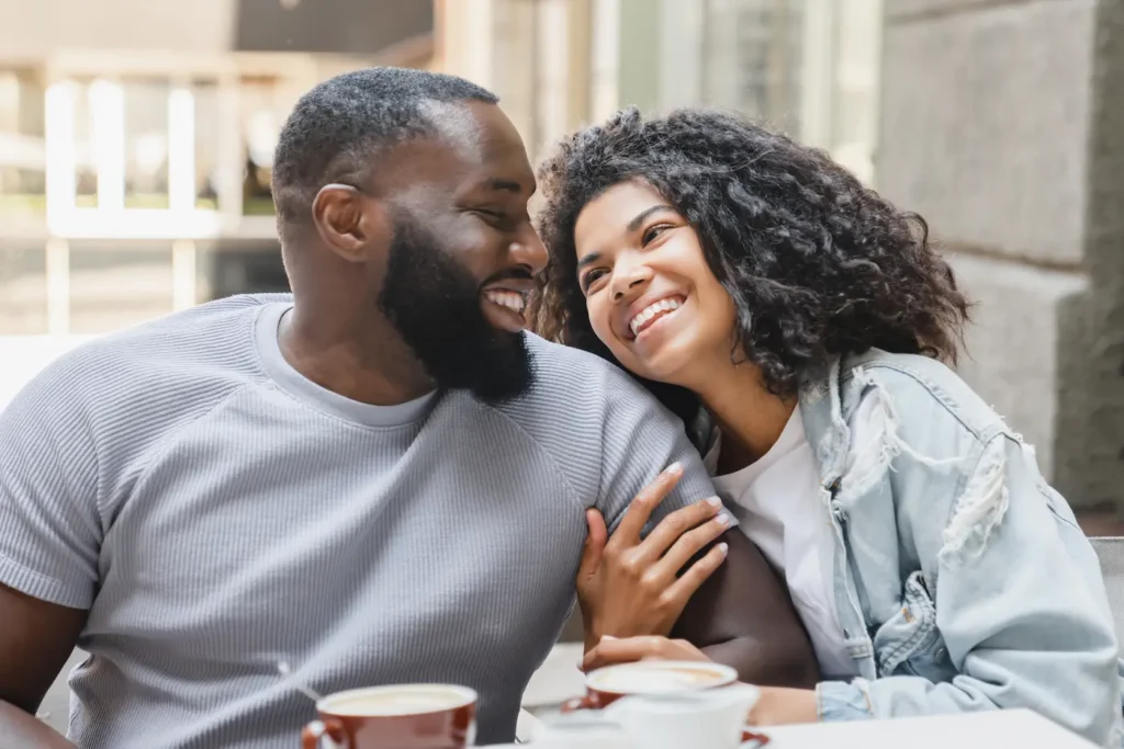 Couple moving past honeymoon phase to deepen their connection.