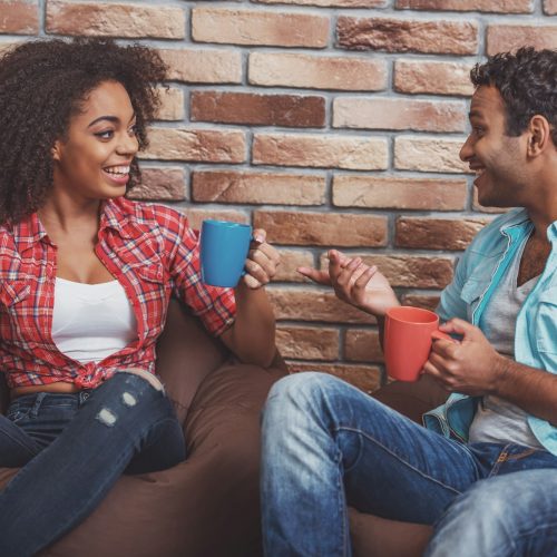 Attractive Afro-American couple